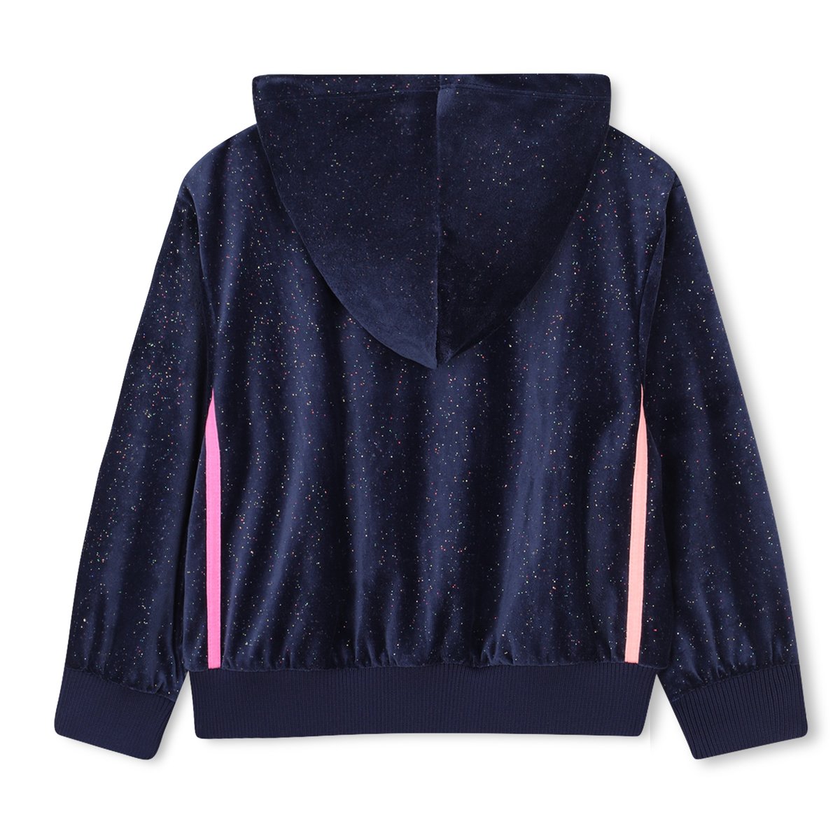 Cardigan en velours brillant indigo blue, BILLIEBLUSH