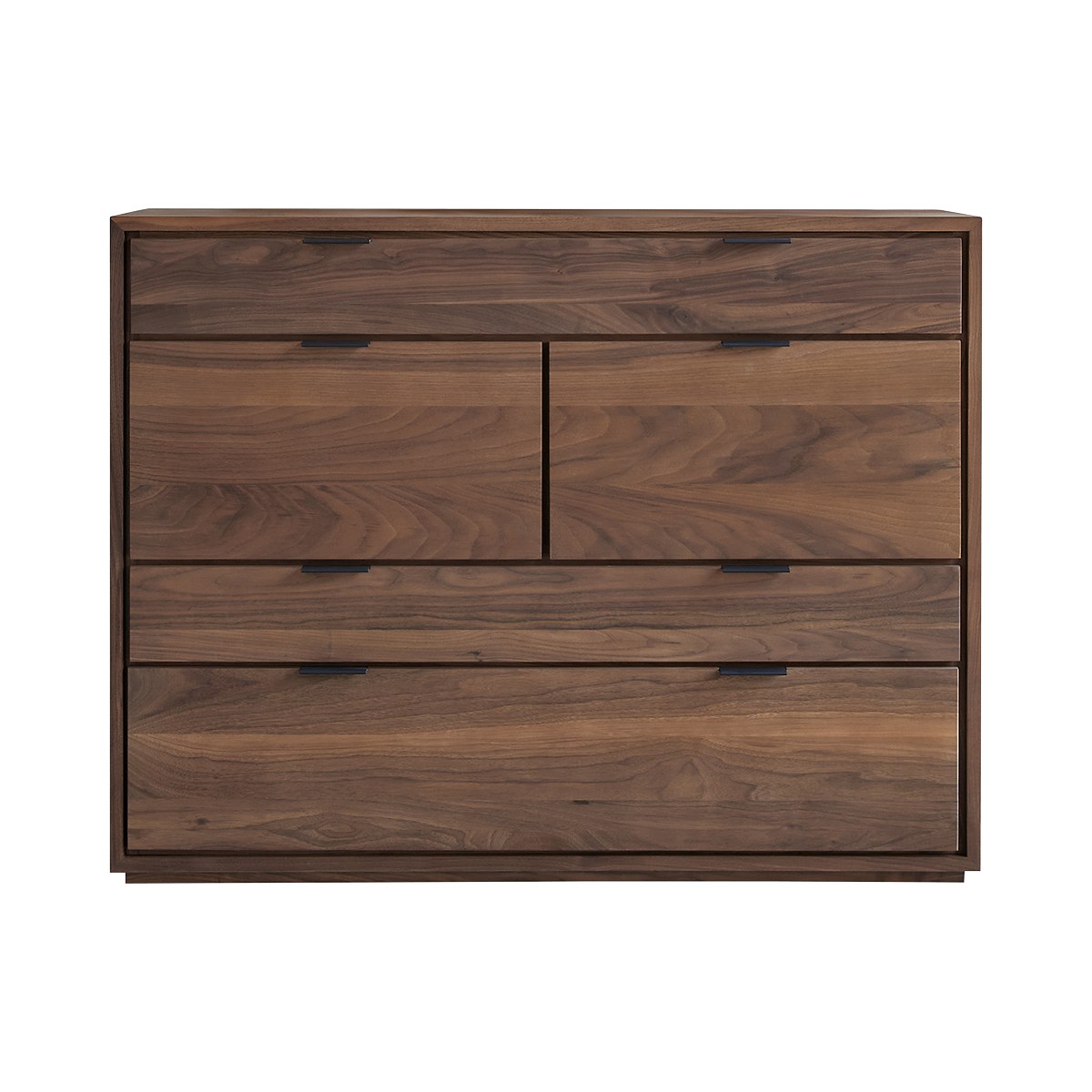 Commode en Noyer massif, SENSON marron, TIKAMOON