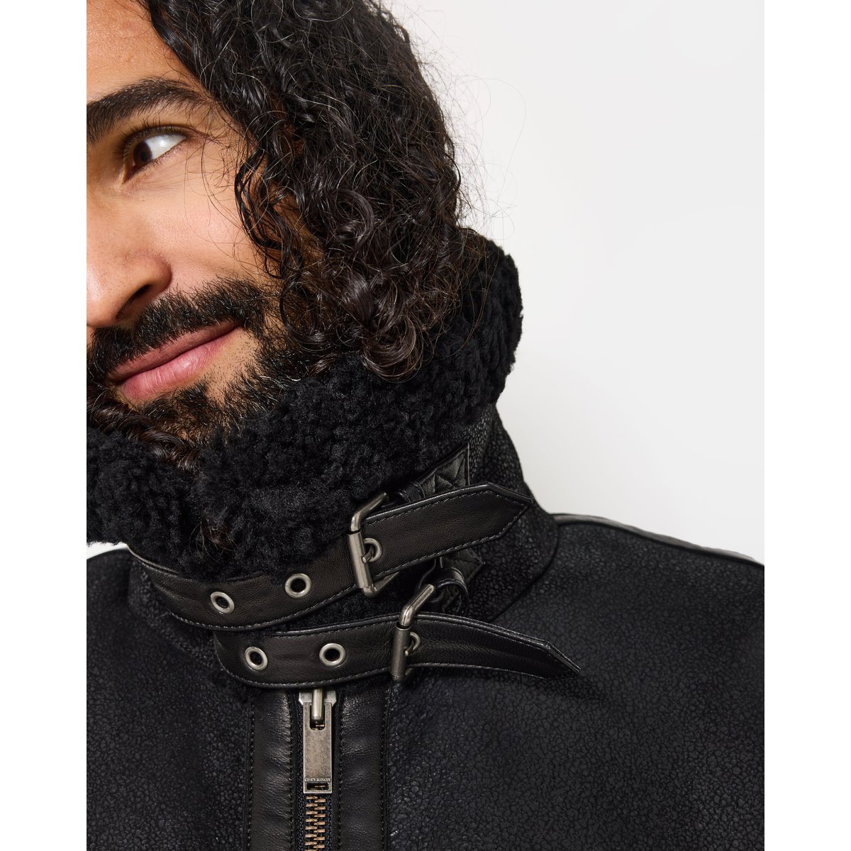 Blouson en cuir BOMBARDIER noir, CHEVIGNON