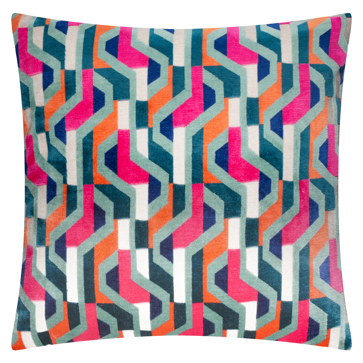 Metro Prism Velvet Filled Cushion multi-coloured, FURN.