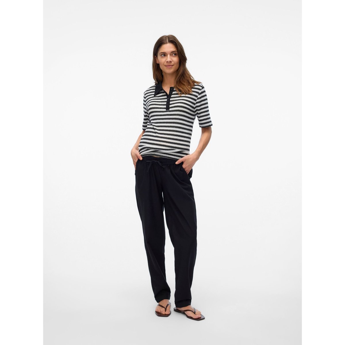Pantalon black 1, MAMA LICIOUS