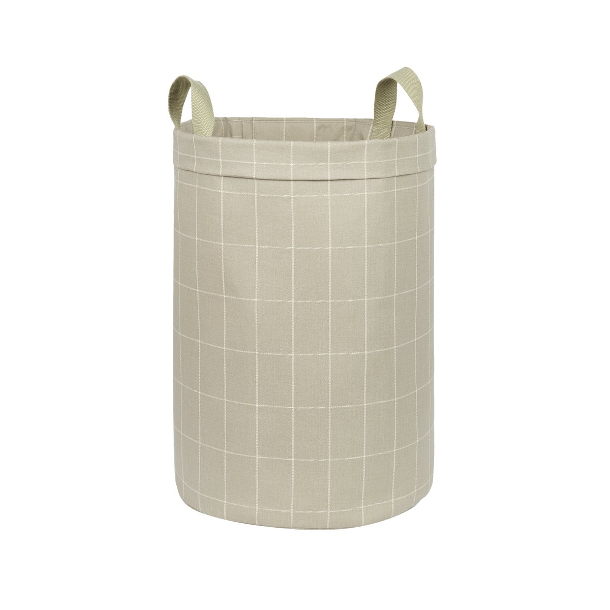 Sac à jouets et panier de rangement PLAYGROUND carreaux verts, NOBODINOZ