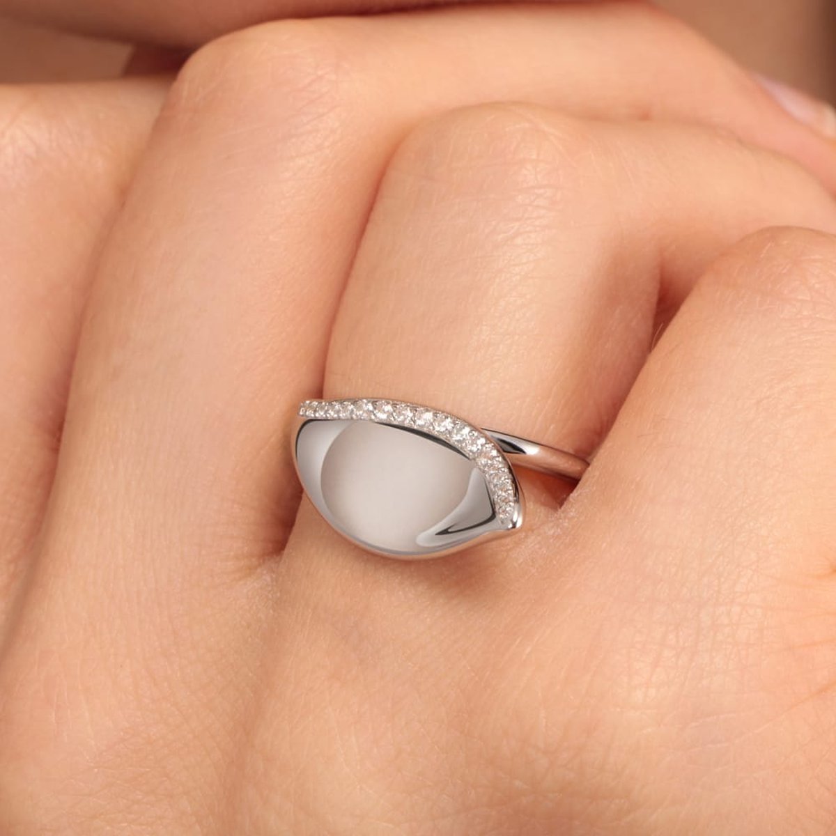Bague en argent 925 FOGLIA argent, MORELLATO