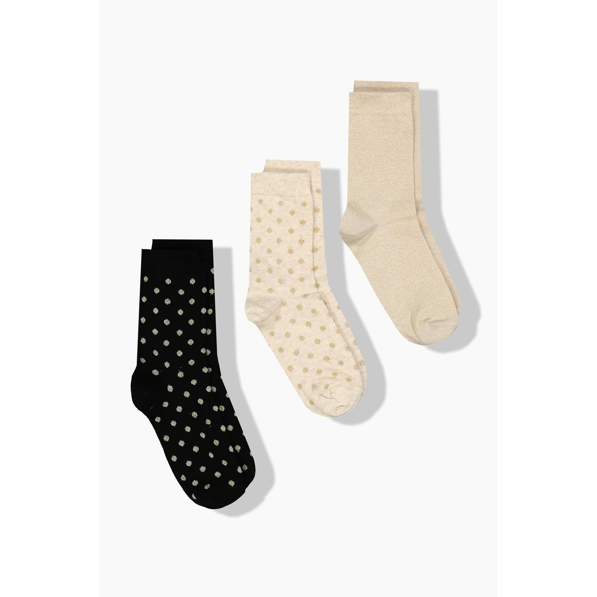 Lot de 3 paires de chaussettes noir, ULLA POPKEN