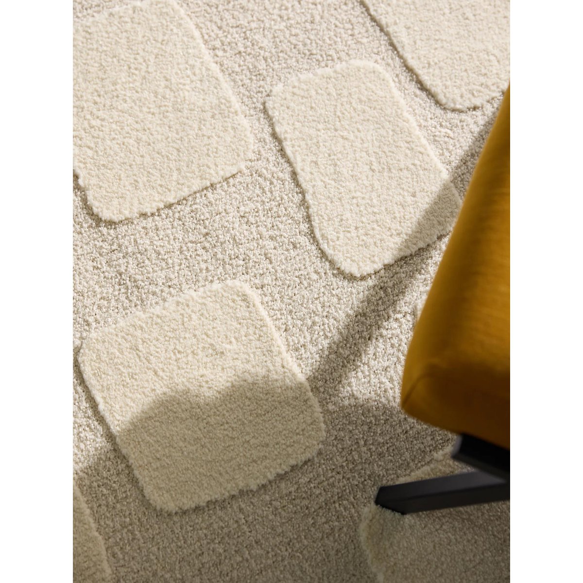 Tapis rond EVE crème, BENUTA