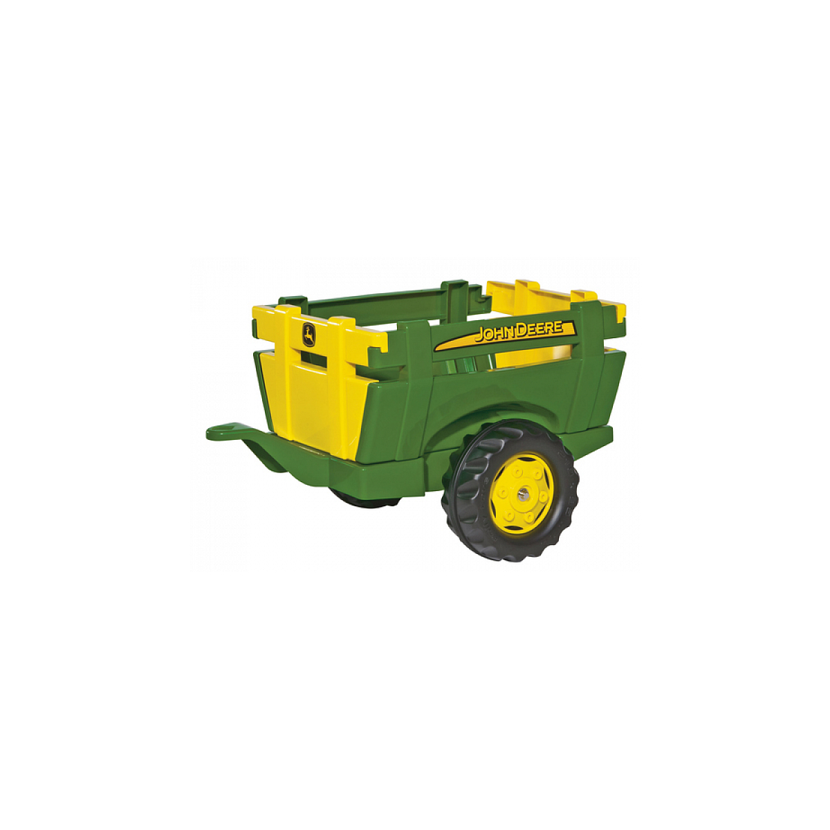 Remorque Enfant pour tracteur à pédales John Deere vert et jaune, ROLLY TOYS