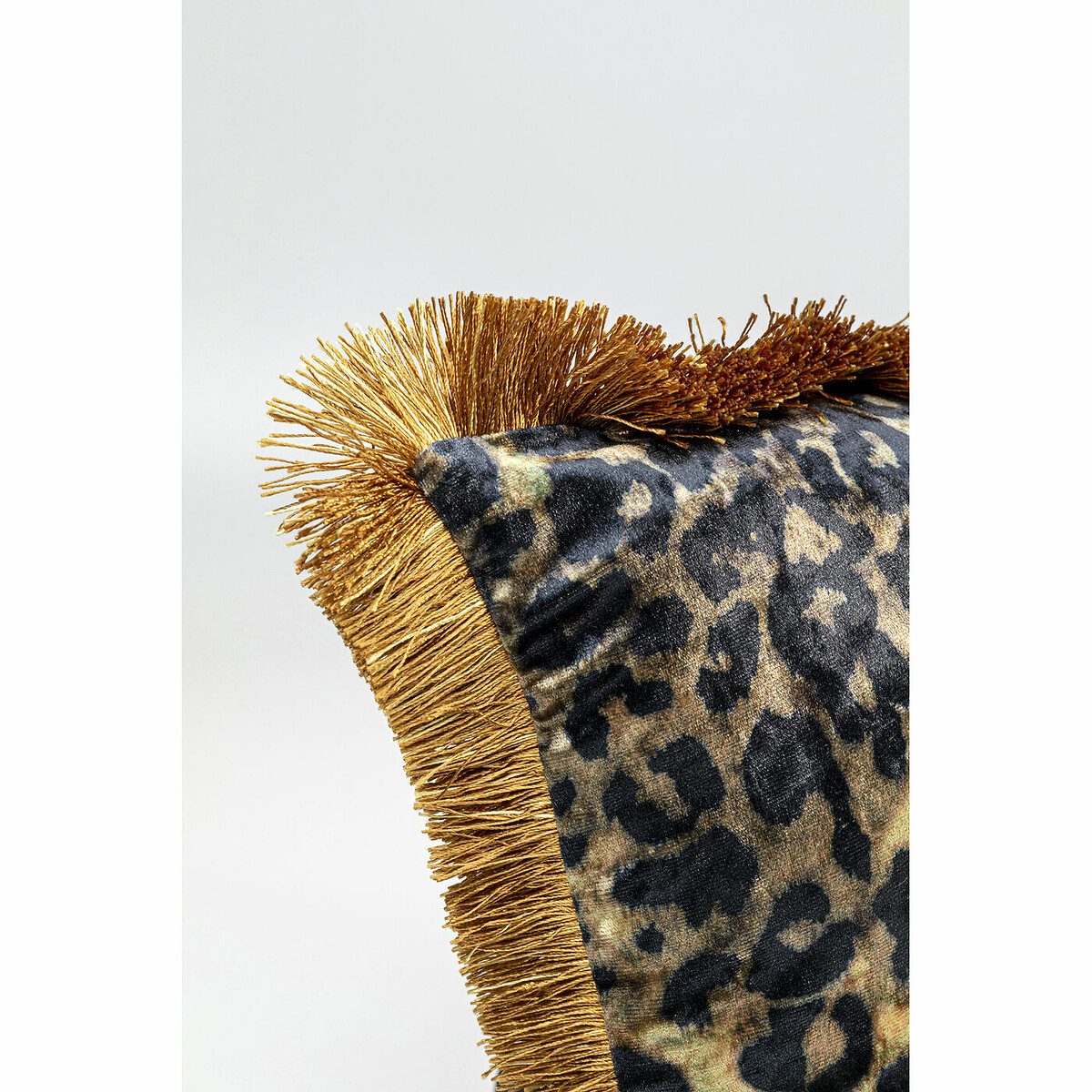 Coussin Leo Fringe 45x45cm multicolore, KARE DESIGN