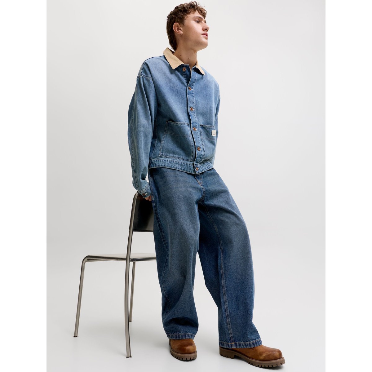 Jeans À Coupe Tonneau blue denim, JACK & JONES