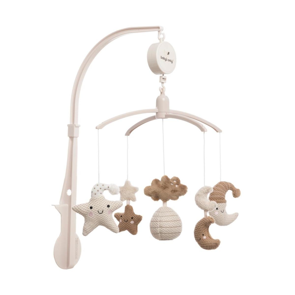Mobile musical Heaven beige, marron, noir, BABY'S ONLY