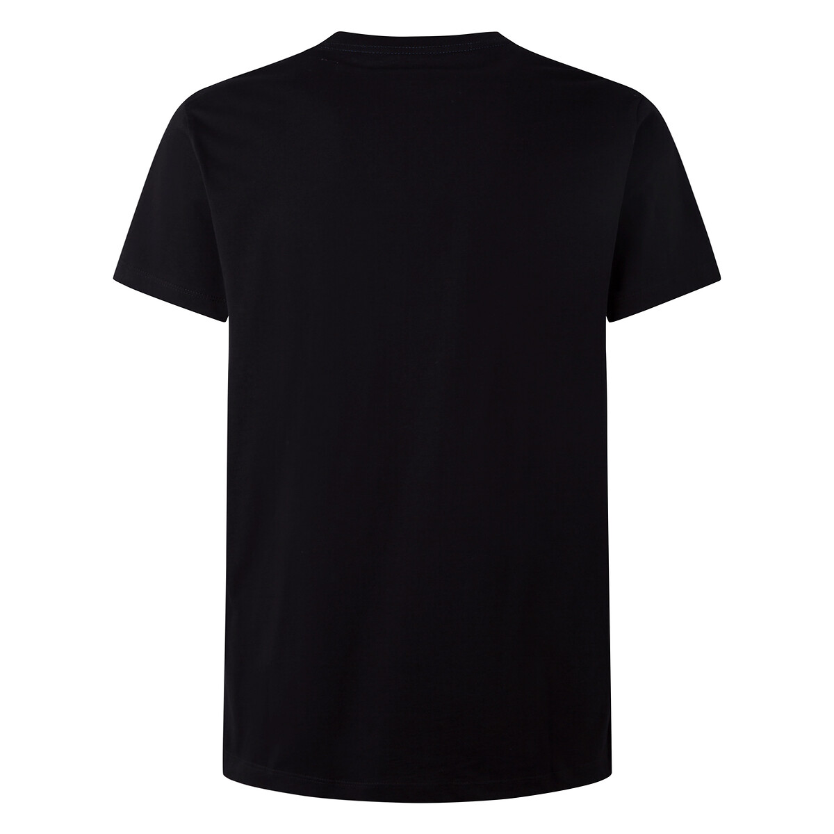 T-shirt de gola redonda, Eggo preto , PEPE JEANS