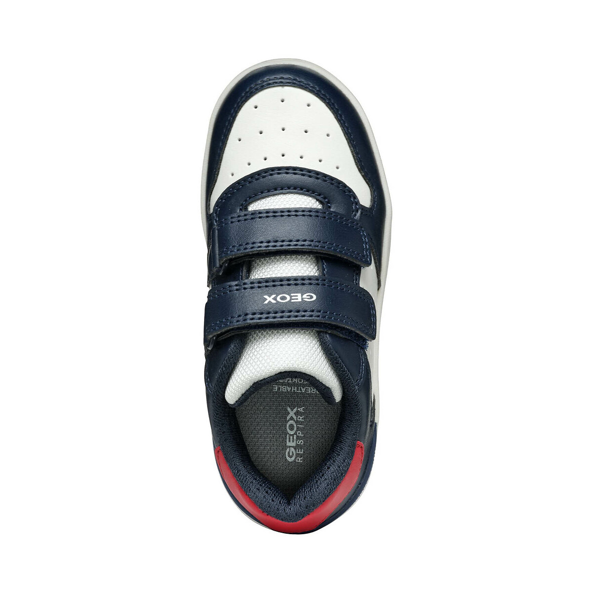 Kids Washiba Trainers with Touch 'n' Close Fastening blue/white, GEOX
