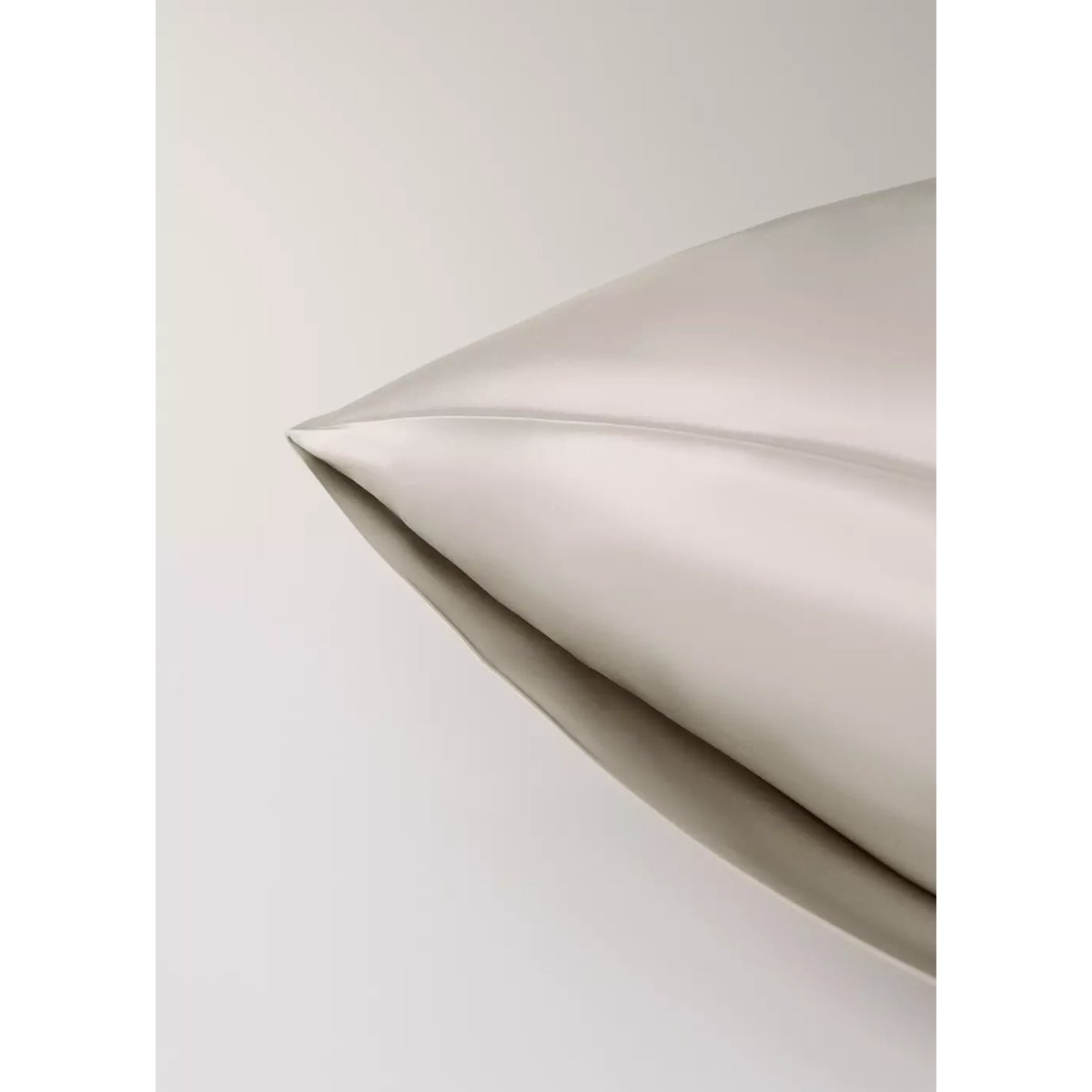 Taie d'oreiller 100 % soie avec boîte 50x75 cm sable, MANGO HOME