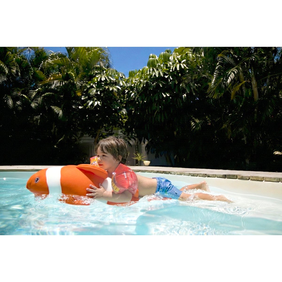 Pouf aquatique POUF FLOTTANT GOLDY LE POISSON couleur unique, JUMBO BAG
