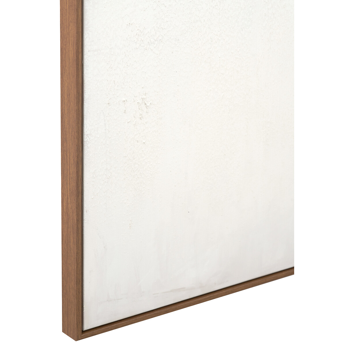 120 x 90cm Natural & White Abstract Canvas with Natural Frame natural/white, ÉDITÉ