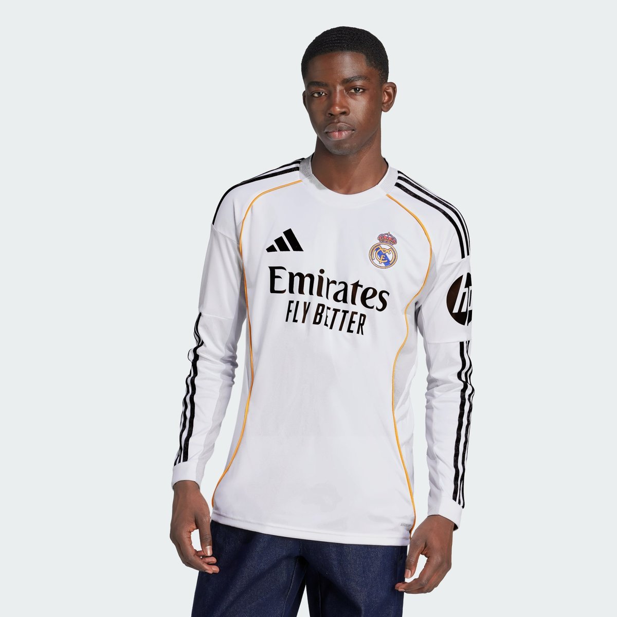 Maillot Manches Longues Domicile Real Madrid 25/26 Maillot Manches Longues Domicile Real Madrid 25/26 white, adidas Performance