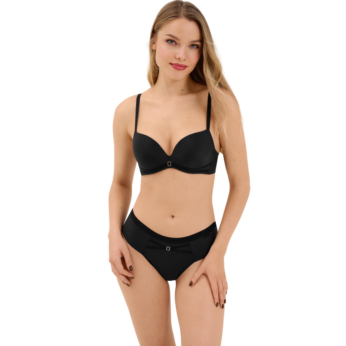 Soutien-gorge push-up Laura noir, LISCA