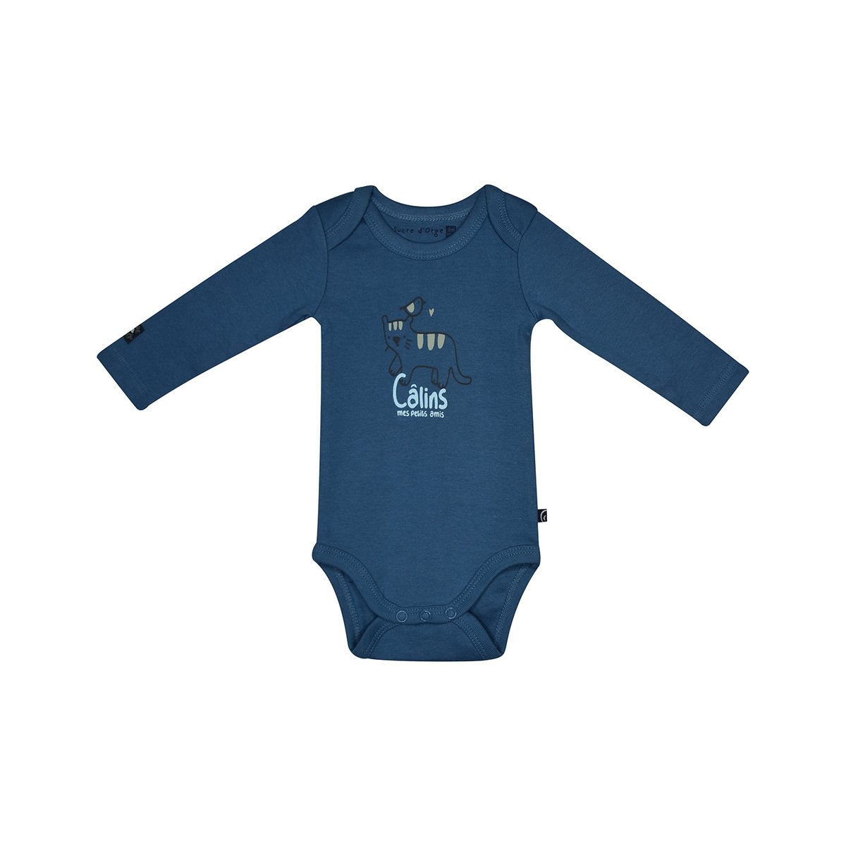 Lot de 3 bodies rio manches longues bleu, SUCRE D'ORGE