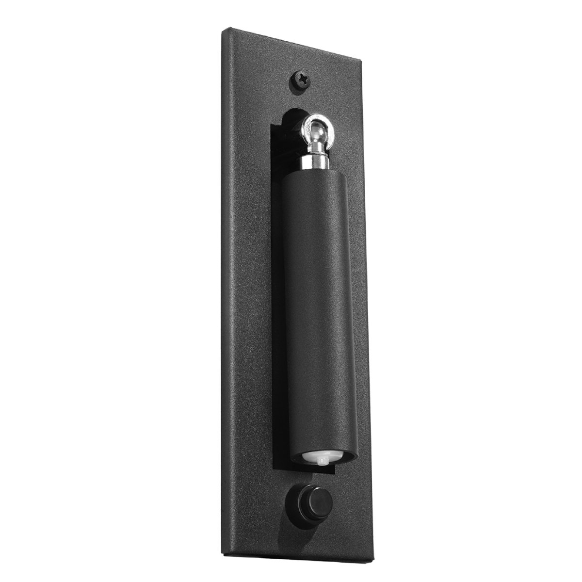 Applique Acier Noir G9 1 Enif noir, EDEN