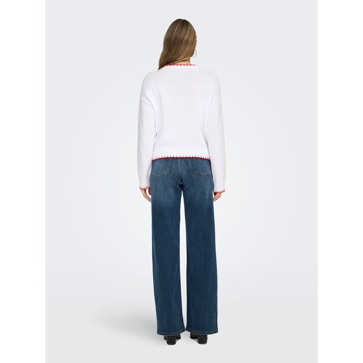 Pull En Maille cloud dancer, ONLY