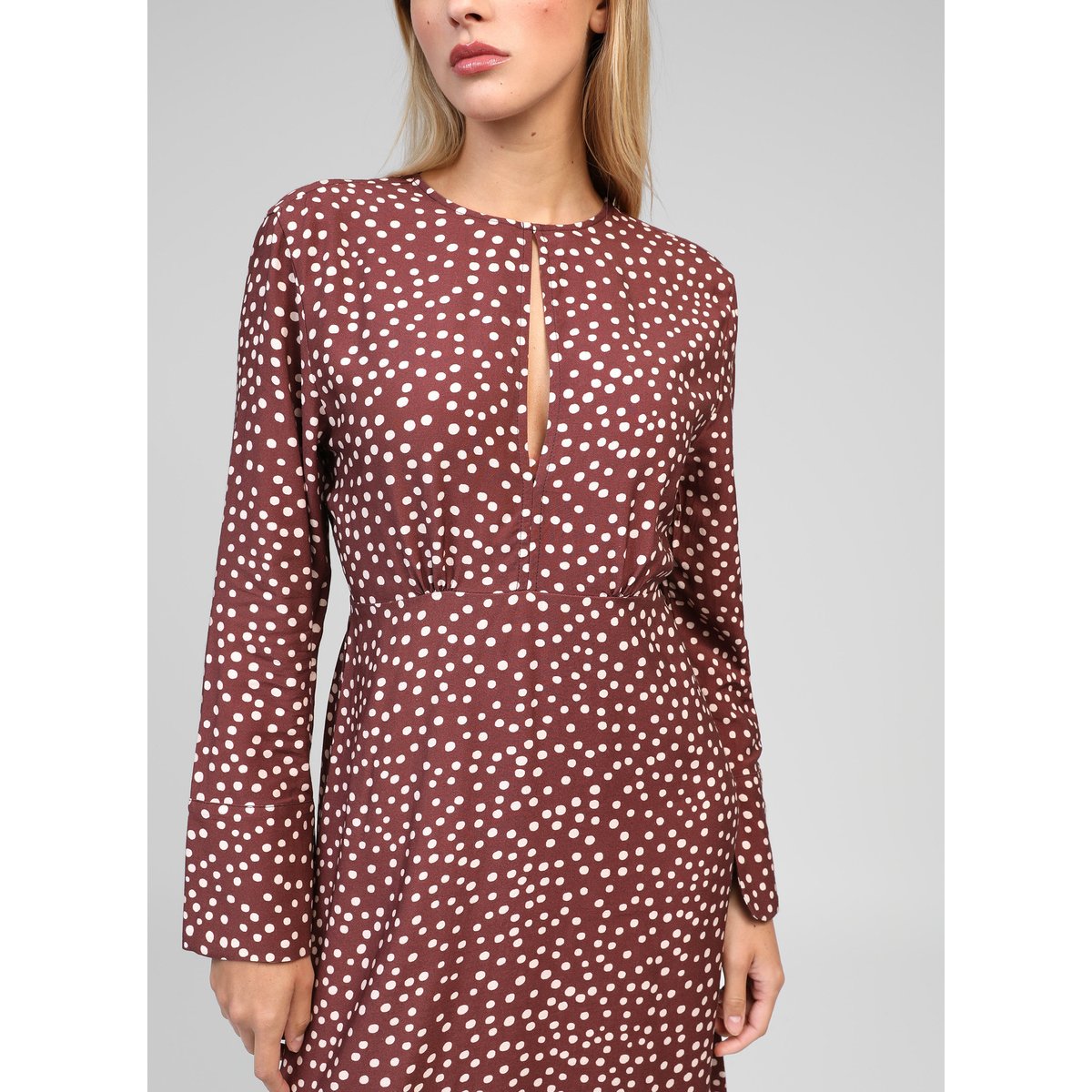 Robe Midi MASELMA jakaranda choco, AN'GE