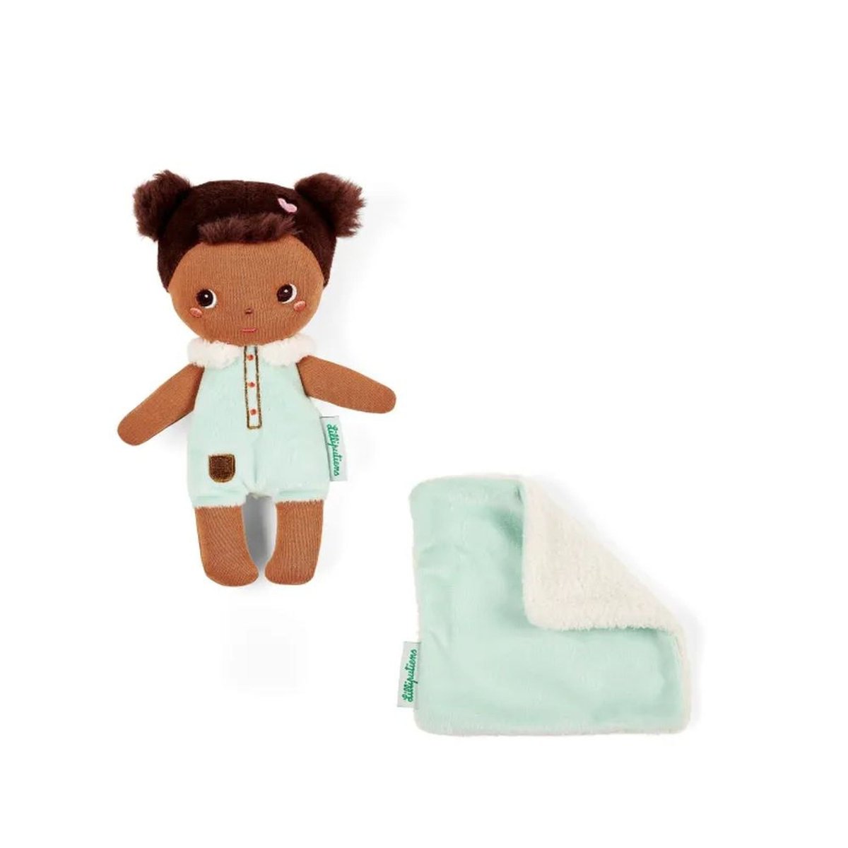 Petite poupée en tissu 18cm couleur unique, LILLIPUTIENS