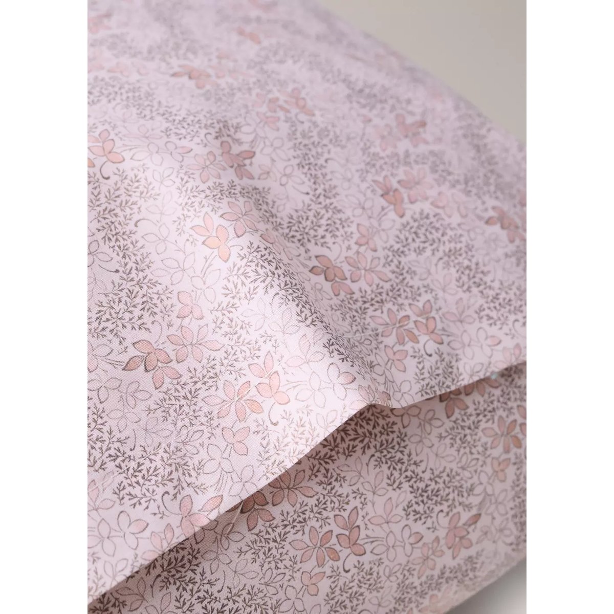 Taie d’oreiller enfant coton fleurs 50x75 cm nude, MANGO HOME