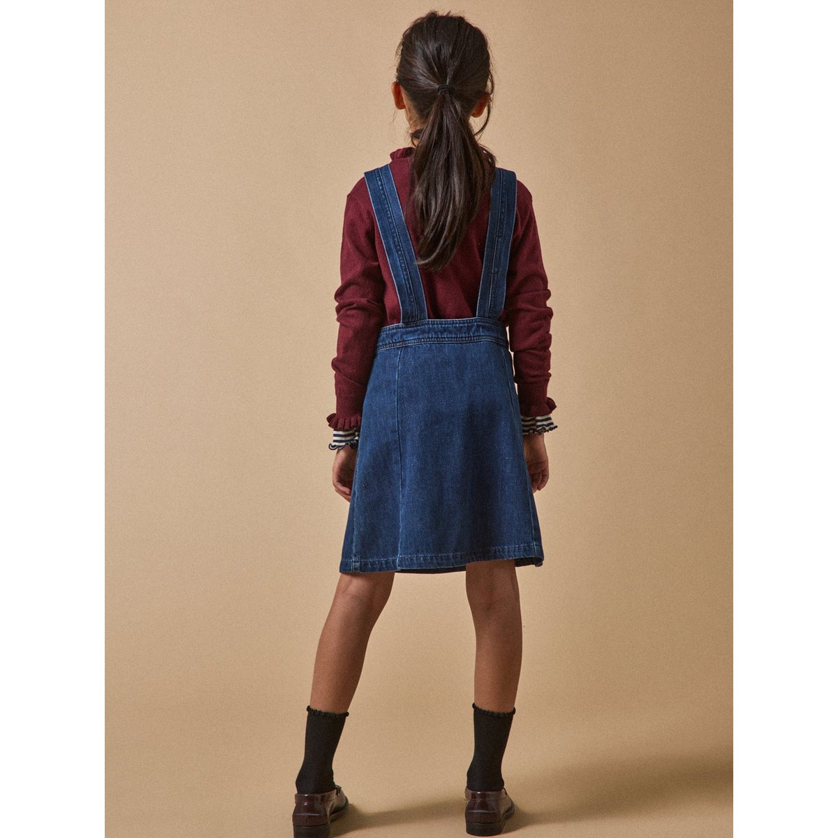 Robe tablier en denim denim brut, CYRILLUS