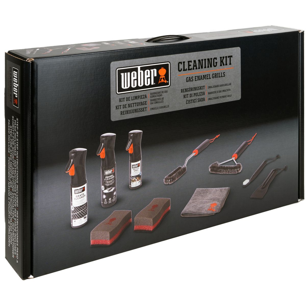 Nettoyant barbecue bbq gaz emaille noir, WEBER