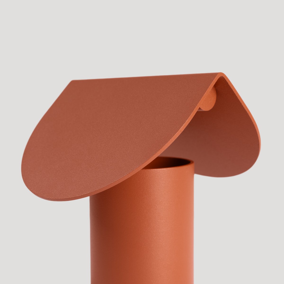 Lampe de bureau Aluminium Ocre Rouge LED 1 Biscuit ocre rouge, EDEN