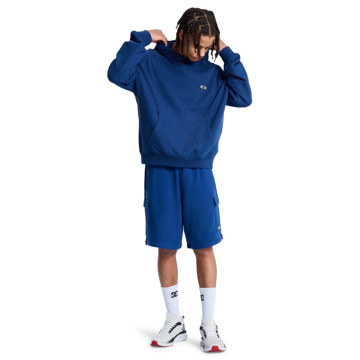 Sweat à capuche FLOW DOWN. bleu estate blue, DC SHOES