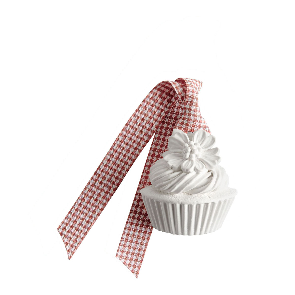 Décor parfumé Gourmandises d'Été - MACARON FRAMBOISE blanc, MATHILDE M