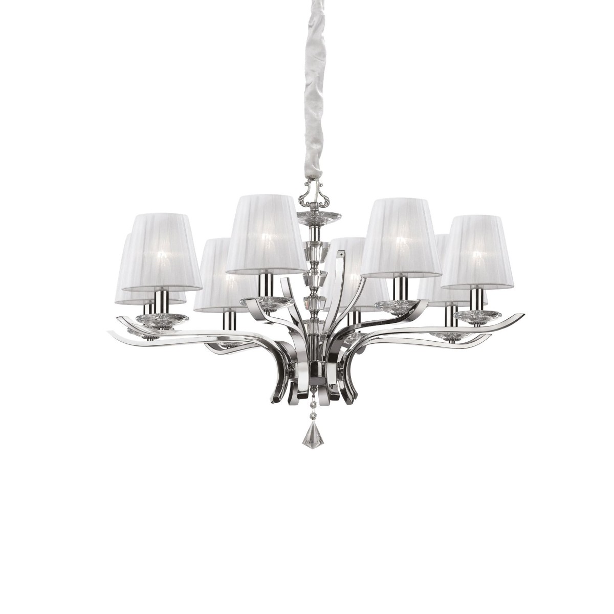 Lustre    PEGASO argenté, IDEAL LUX