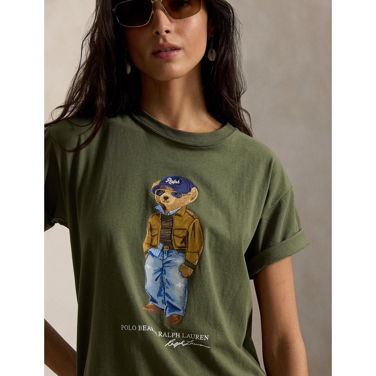 T-shirt à manches courtes, POLO BEAR kaki olive, POLO RALPH LAUREN