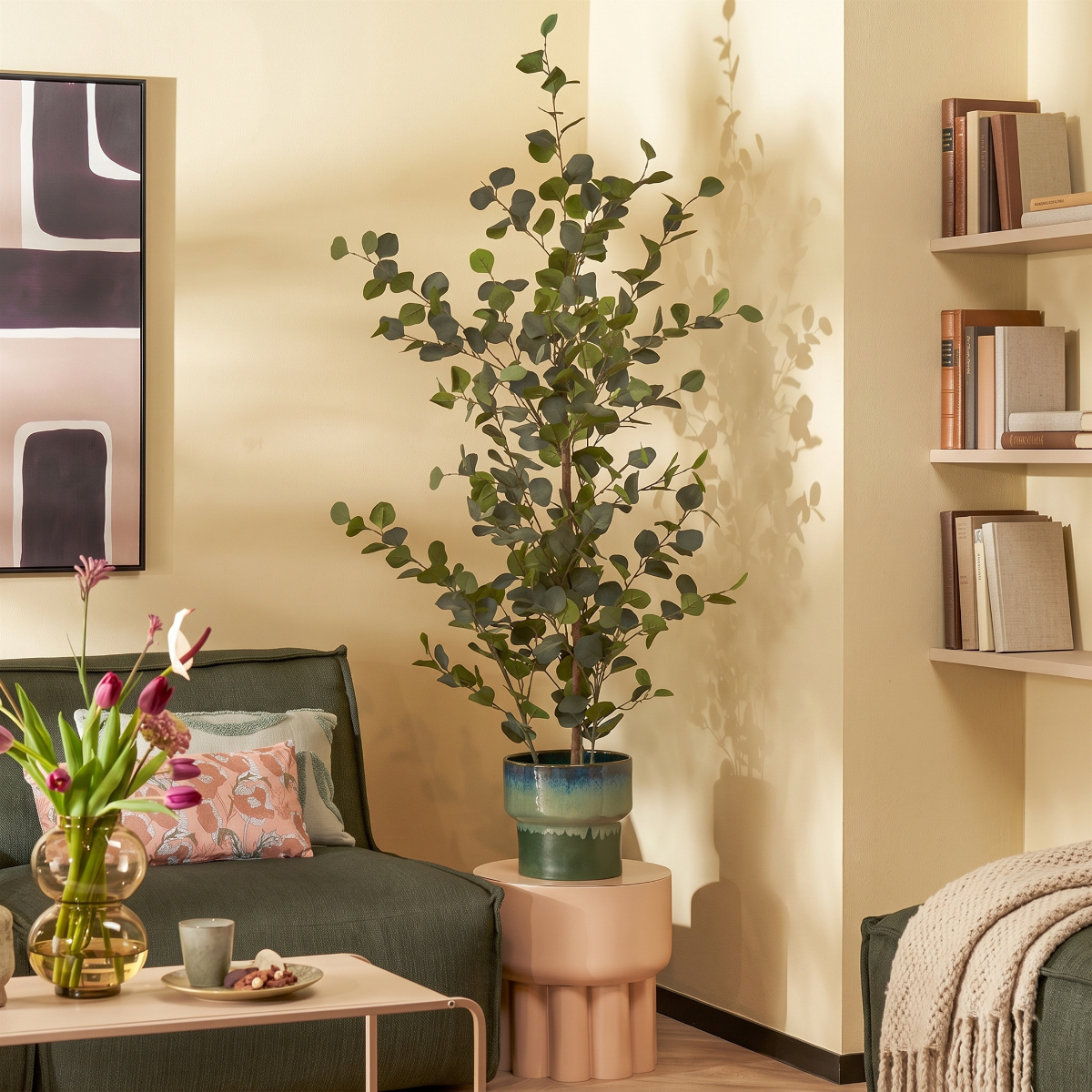 Plante artificielle EUCALYPTUS vert, MICA DECORATIONS