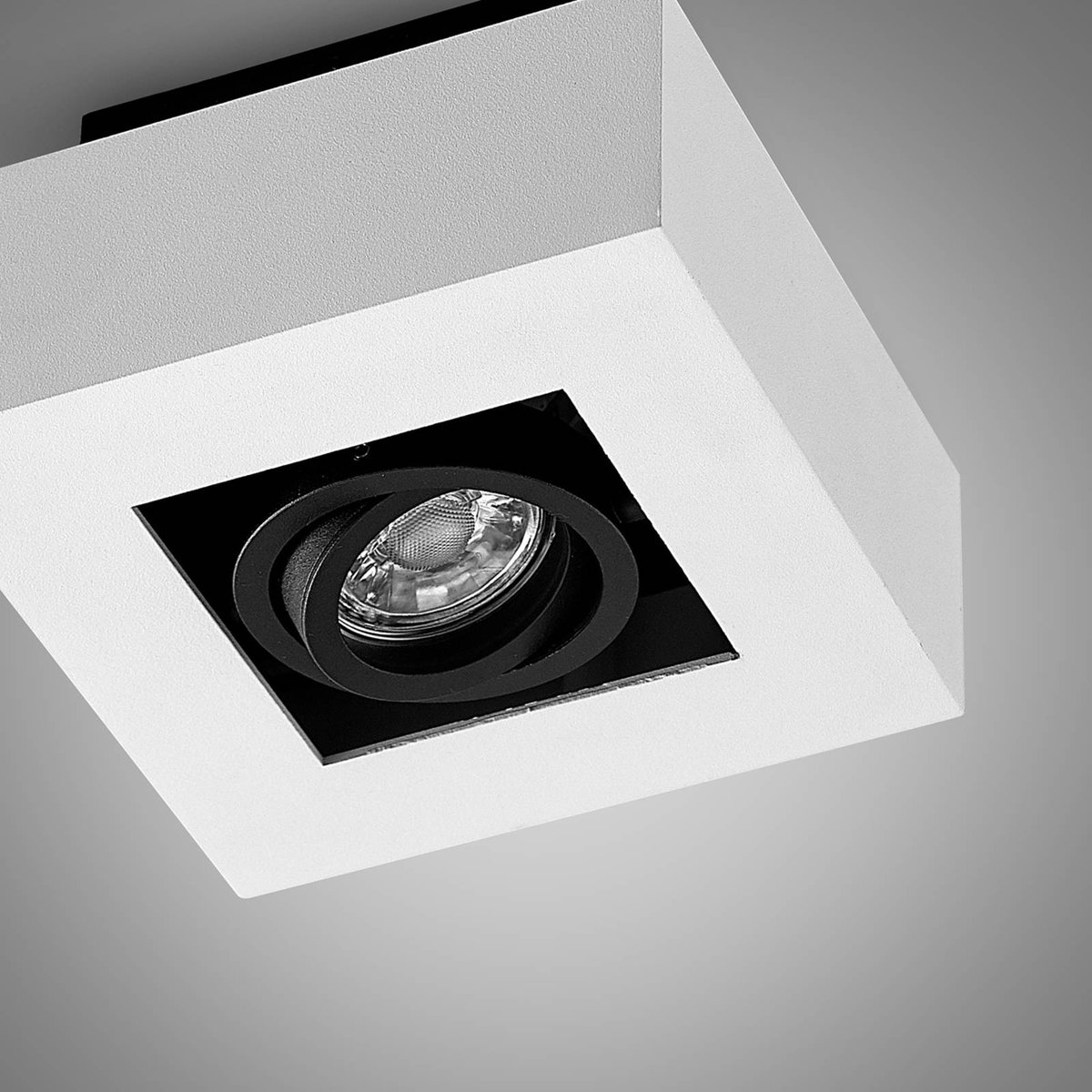 Spot en aluminium moderne, Vince blanc, ARCCHIO