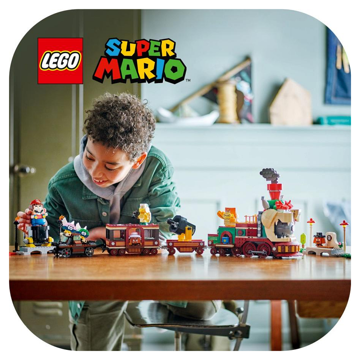 LEGO Super Mario - Le train Bowser Express 71437 : Aventure Épique couleur unique, LEGO