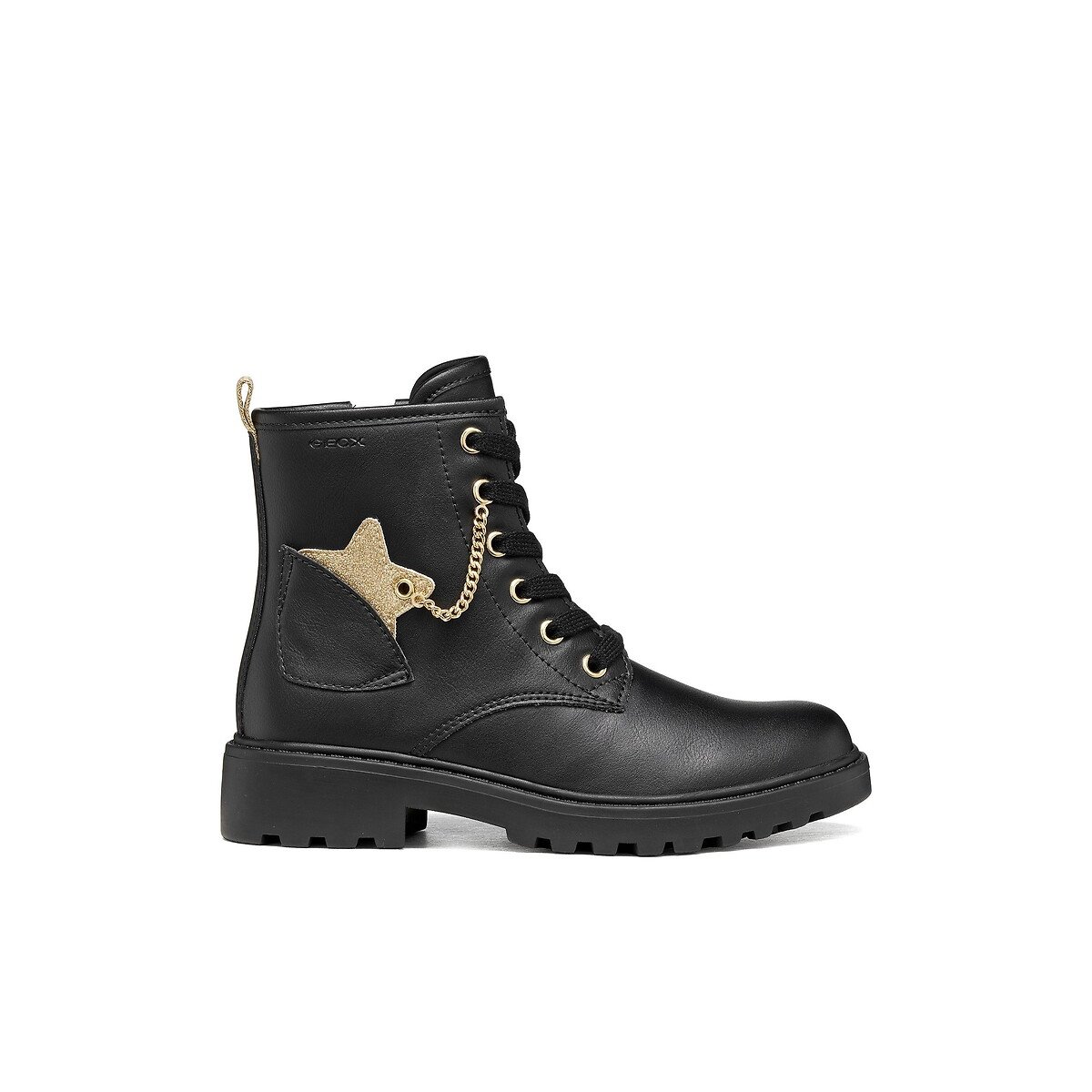Botas con cordones CASEY negro, GEOX