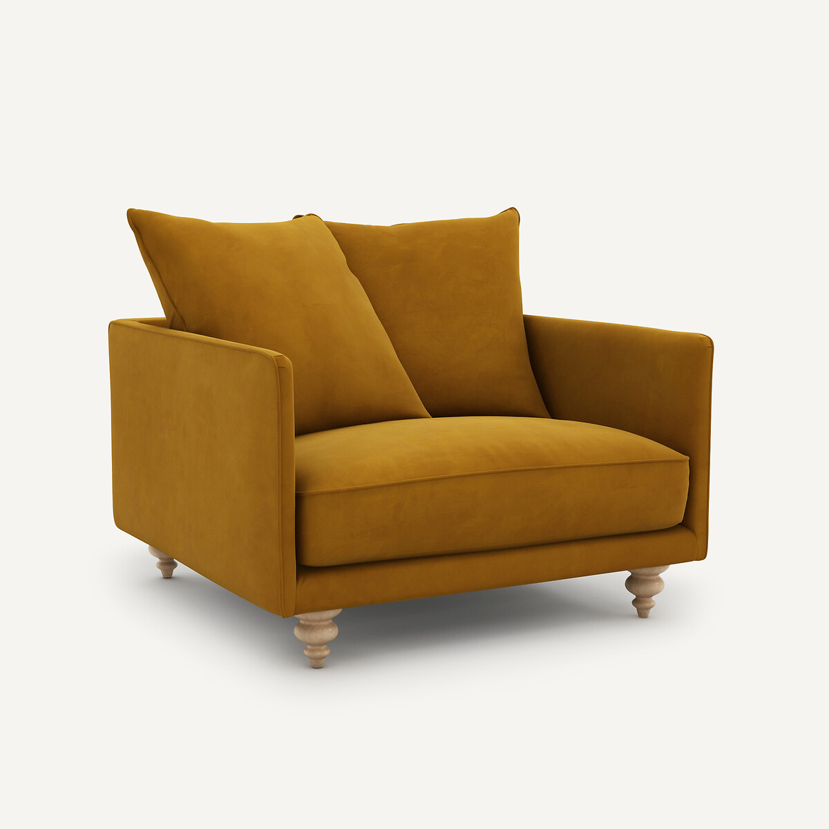 Sessel Lazare, Samt senfgelb, AM.PM