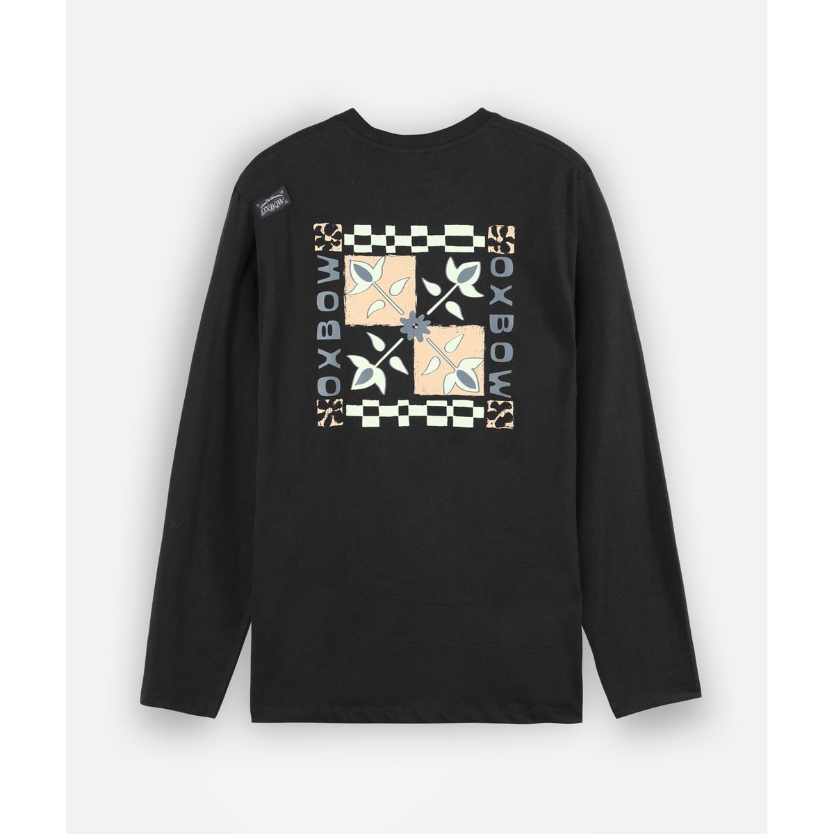 Tee-shirt manches longues TILE black, OXBOW