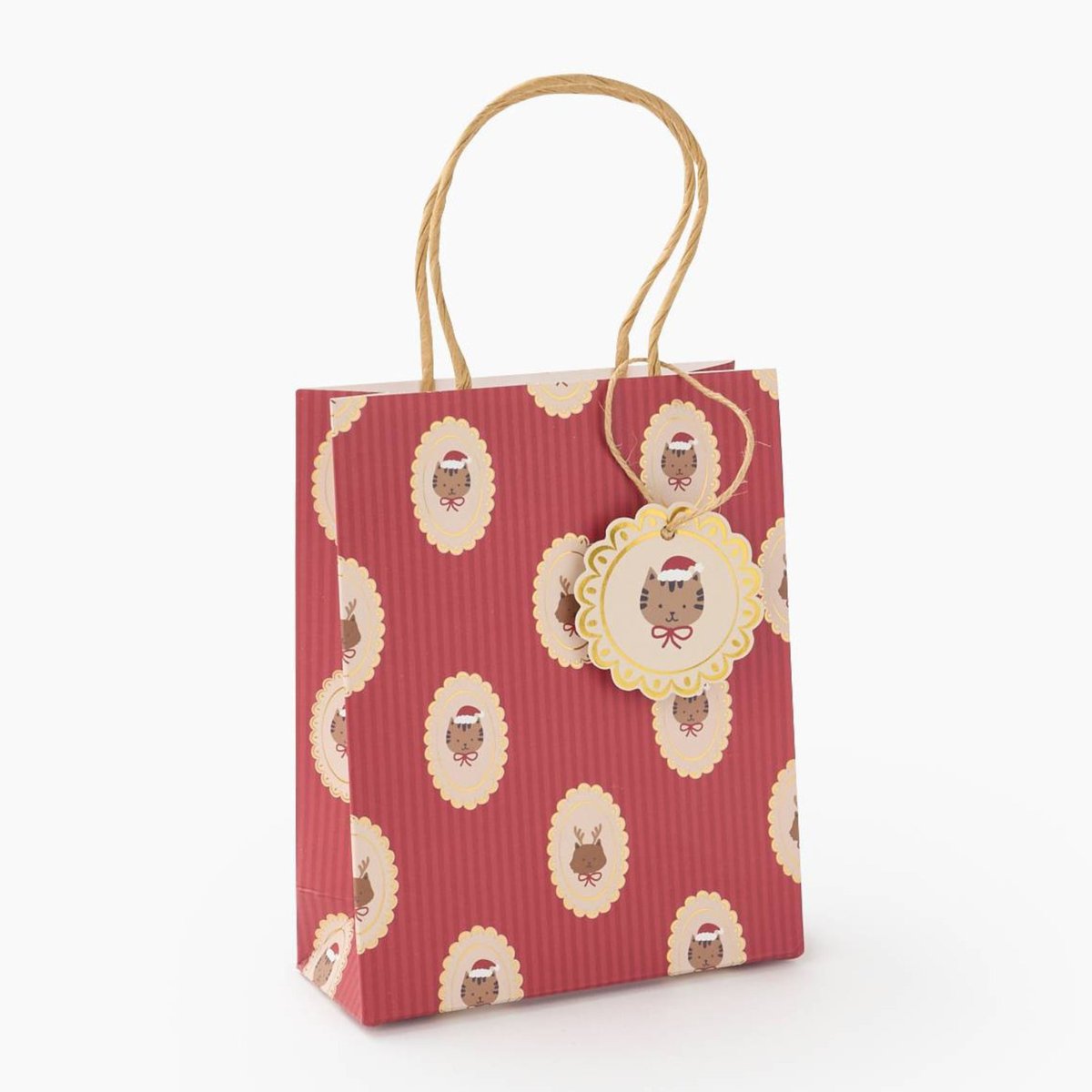 Sac cadeau rouge, MONOPRIX