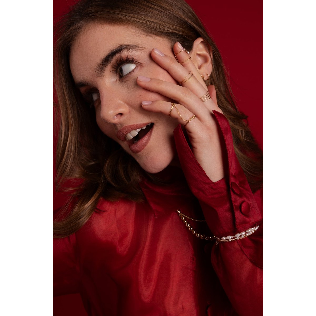 Bague jumelle Essentiel or, YAY PARIS
