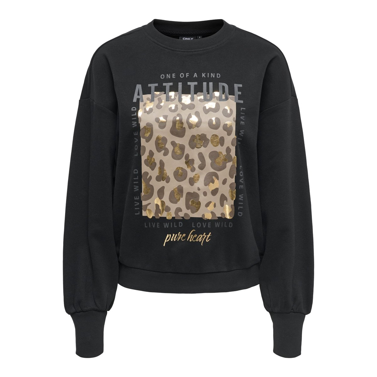 Sweat-Shirt black 1, ONLY