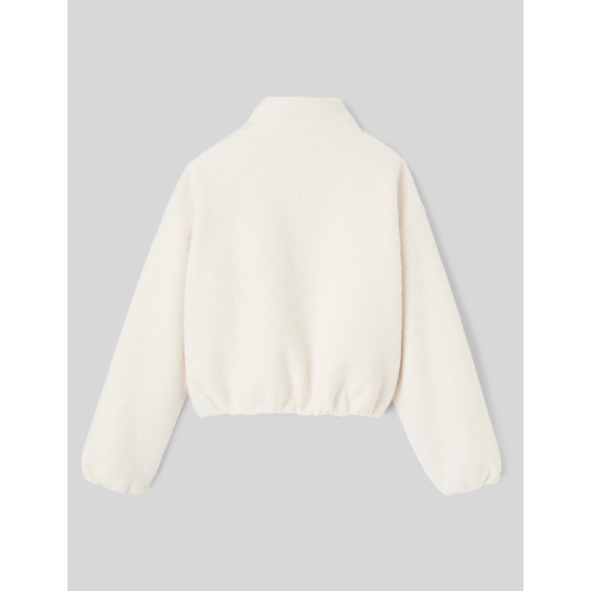 Veste zippée sherpa ecru, BZB