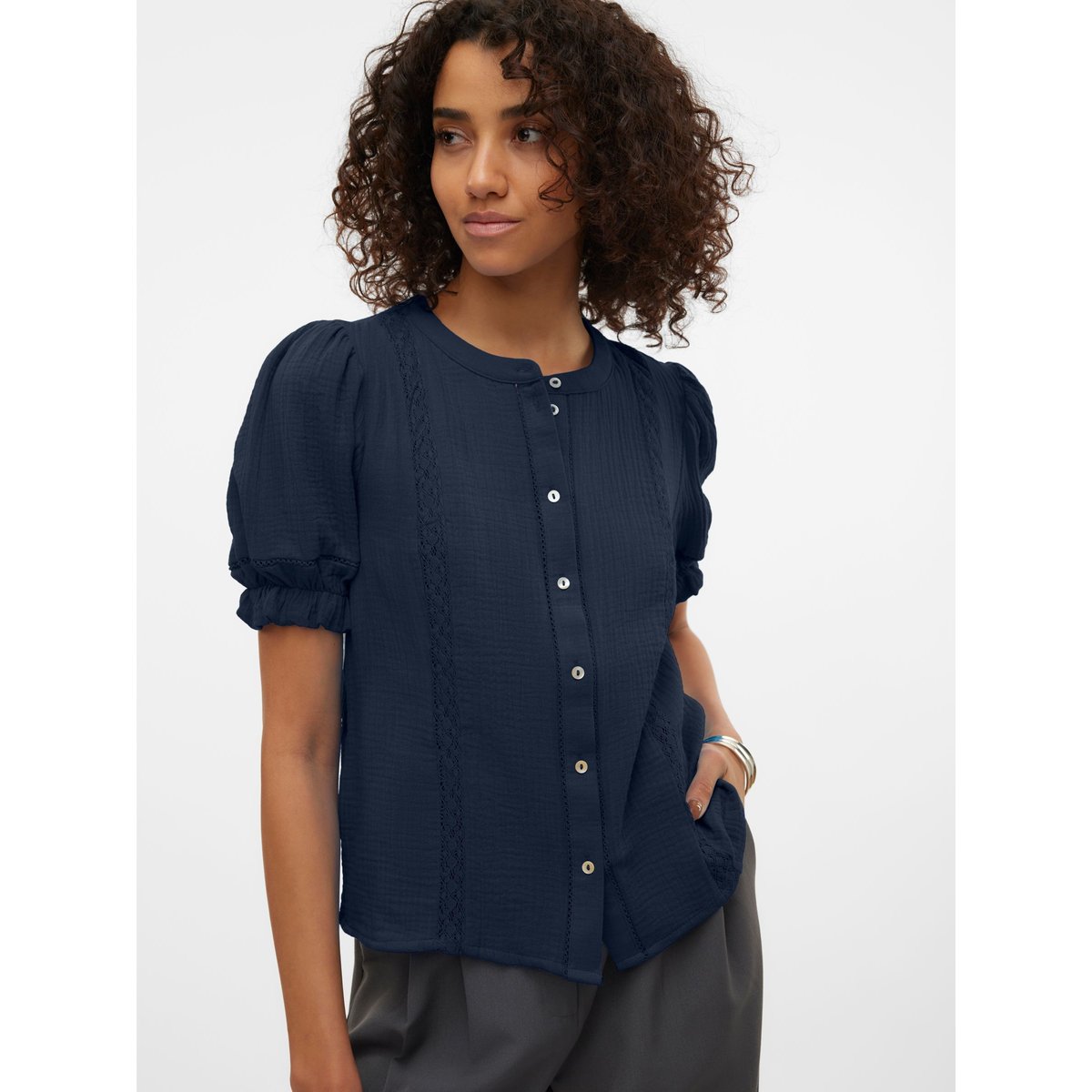 Blouse navy blazer 1, VERO MODA