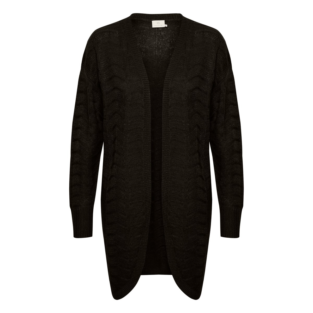 Cardigan à tricot noir black deep, KAFFE