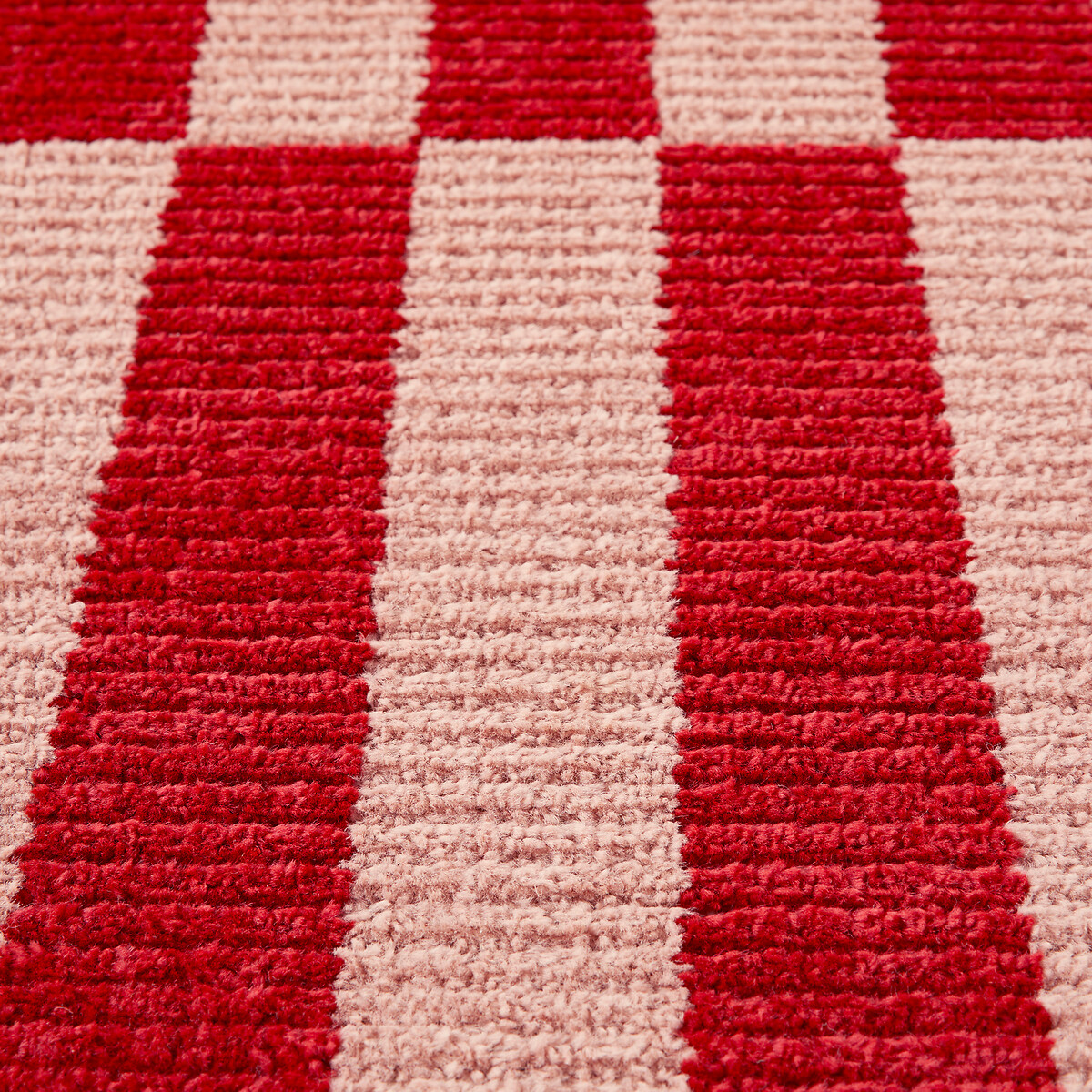 Tapis rectangulaire, TABAKA rouge/rose, LA REDOUTE INTERIEURS