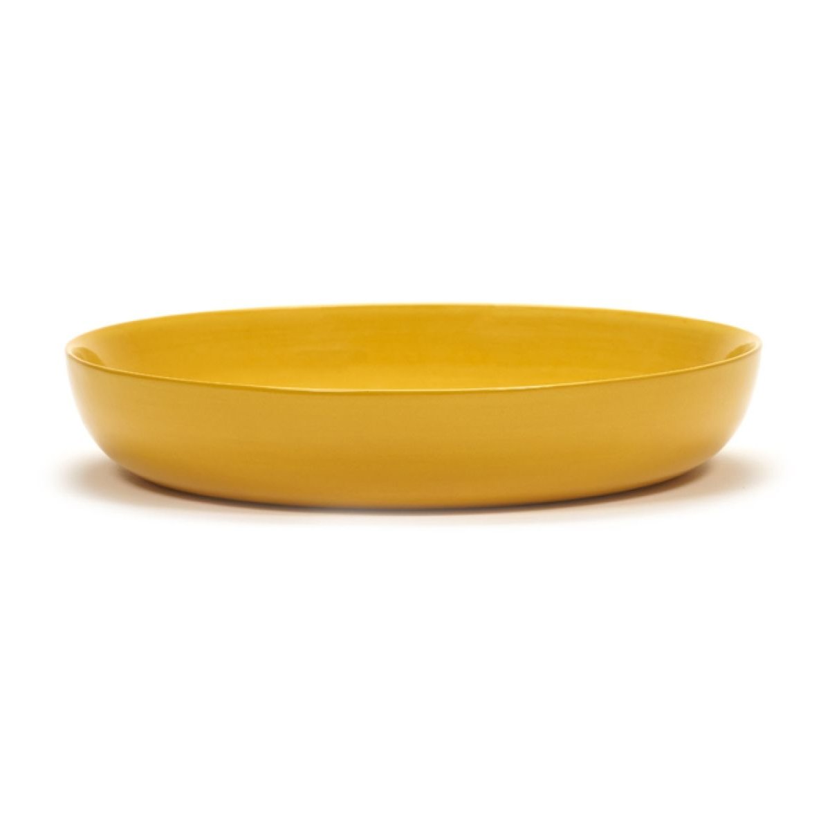 Assiette haute feast par ottolenghi grès jaune/noir ø22 cm jaune et noir, SERAX