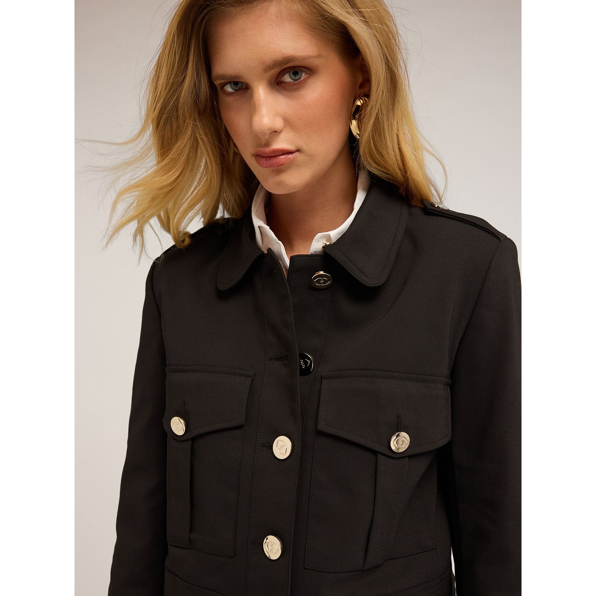 Veste courte avec poches noir, MOTIVI