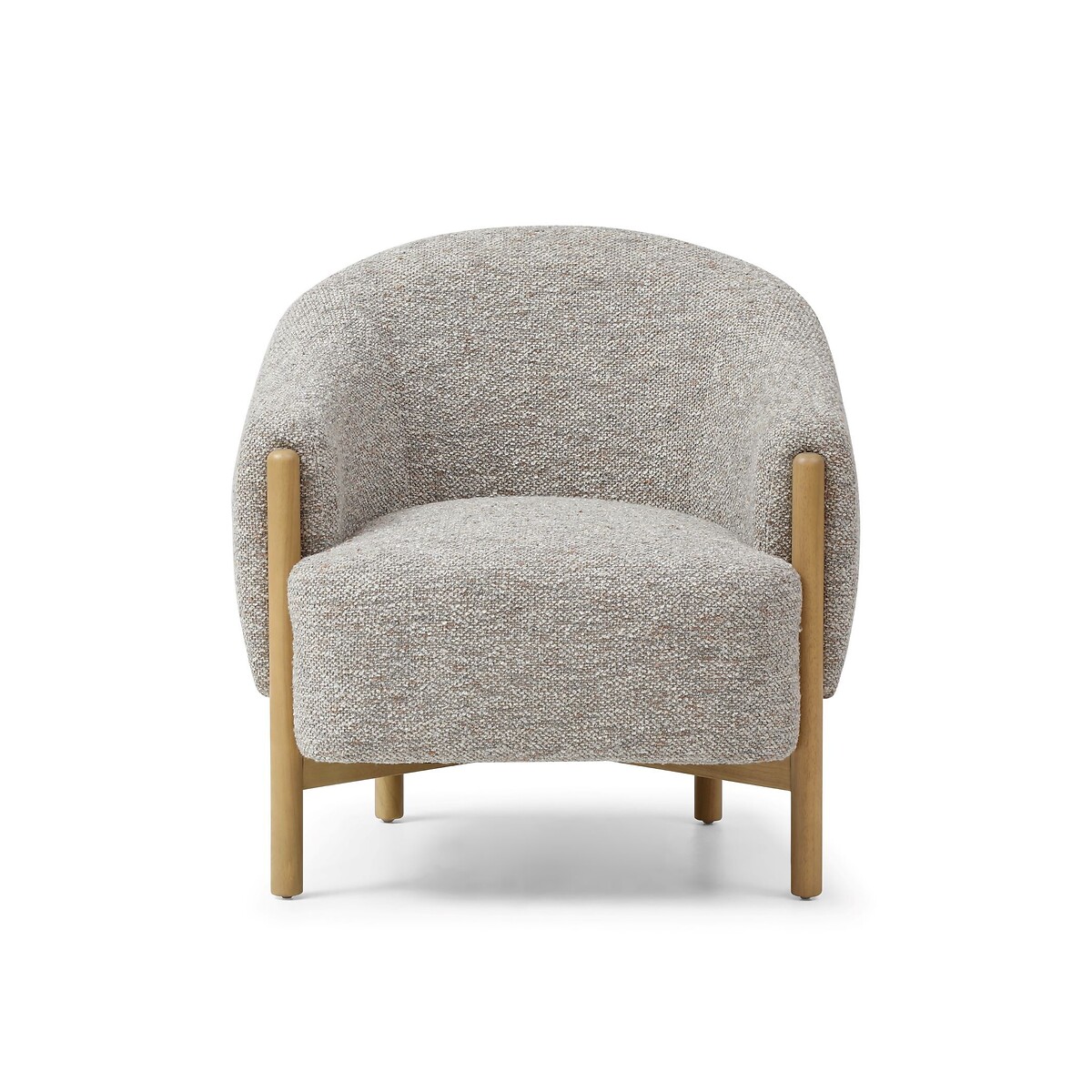 Sasha Curve Boucle Tub Chair natural, ÉDITÉ