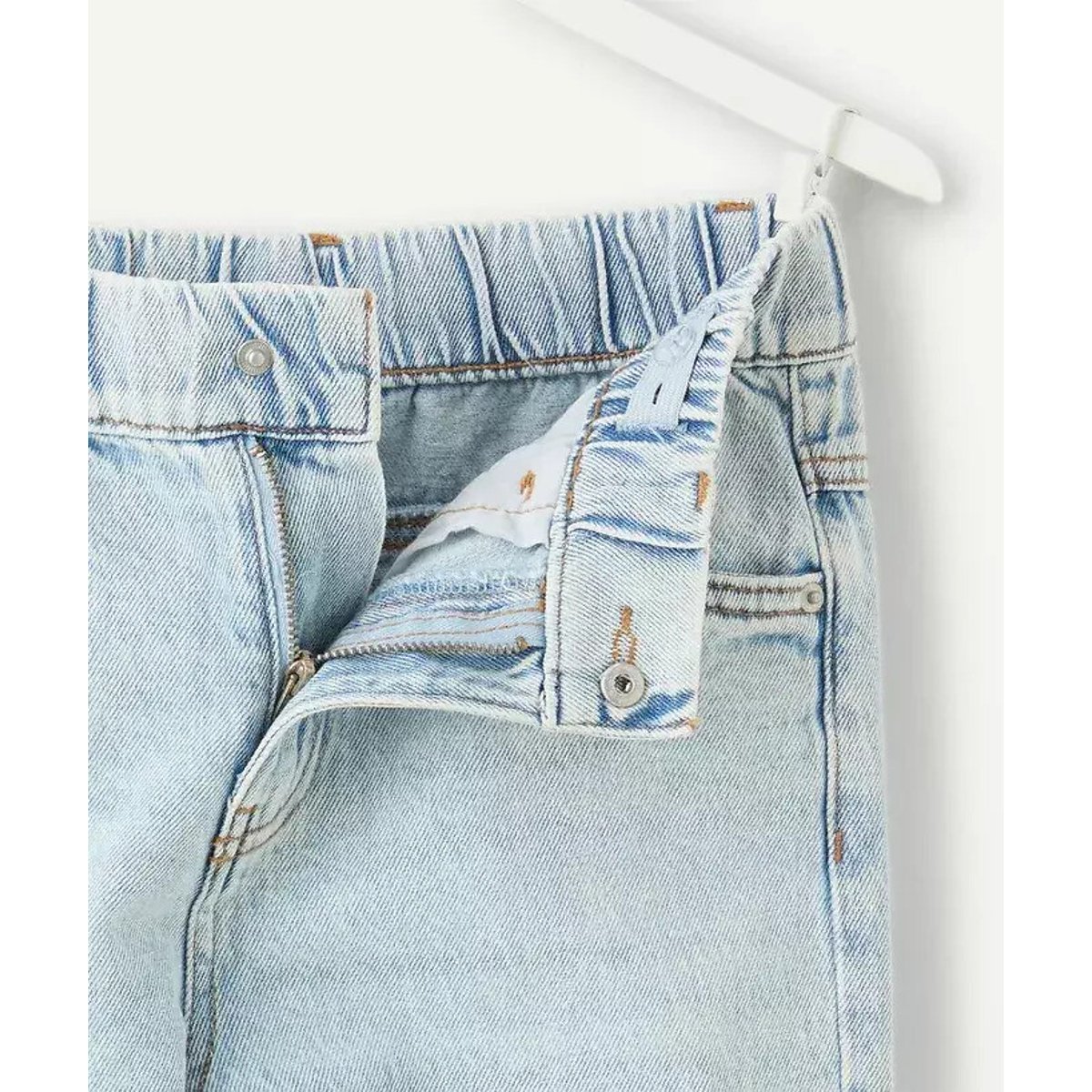 Jean forme relax bleu denim, TAPE A L'OEIL